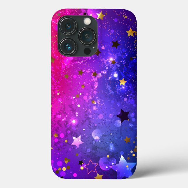 Fundo Azul Cor-de-rosa brilhante (Verso)