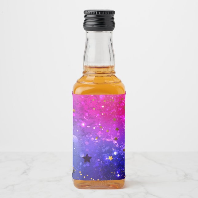 Fundo Azul Cor-de-rosa brilhante (Frente)