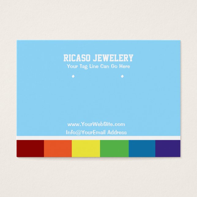 Fundo Colorido do Arco-Íris (Frente)