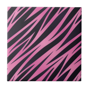 Fundo cor-de-rosa da listra da zebra