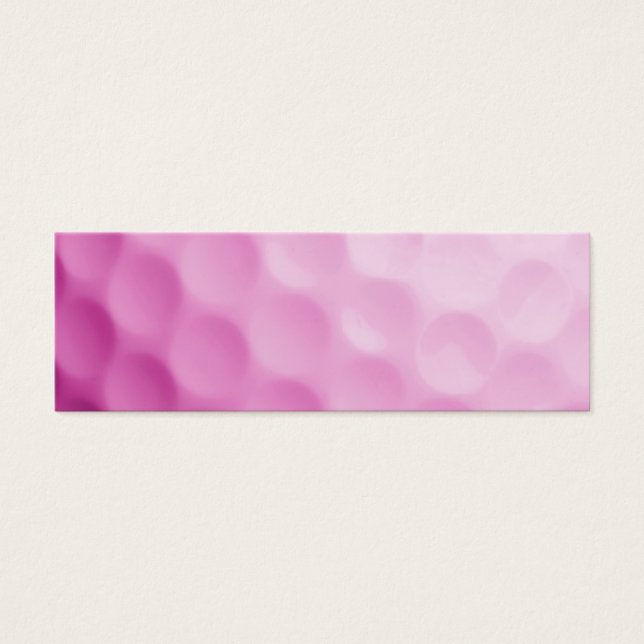 Fundo da bola de golfe rosa - Modelo personalizado (Frente)