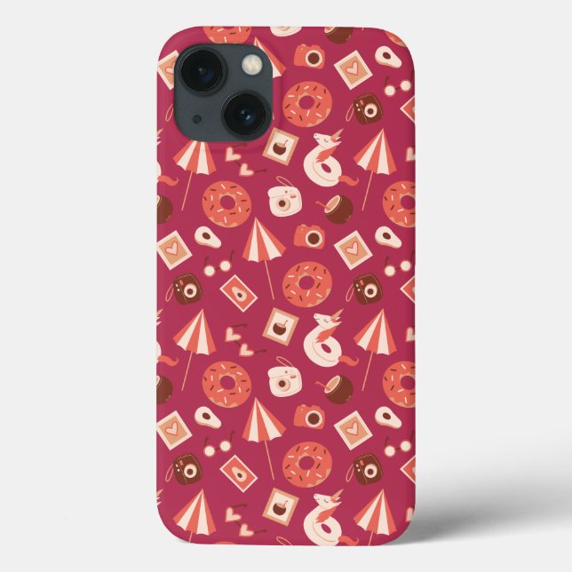 Fundo da Maroon da Summer Stuff (Verso)