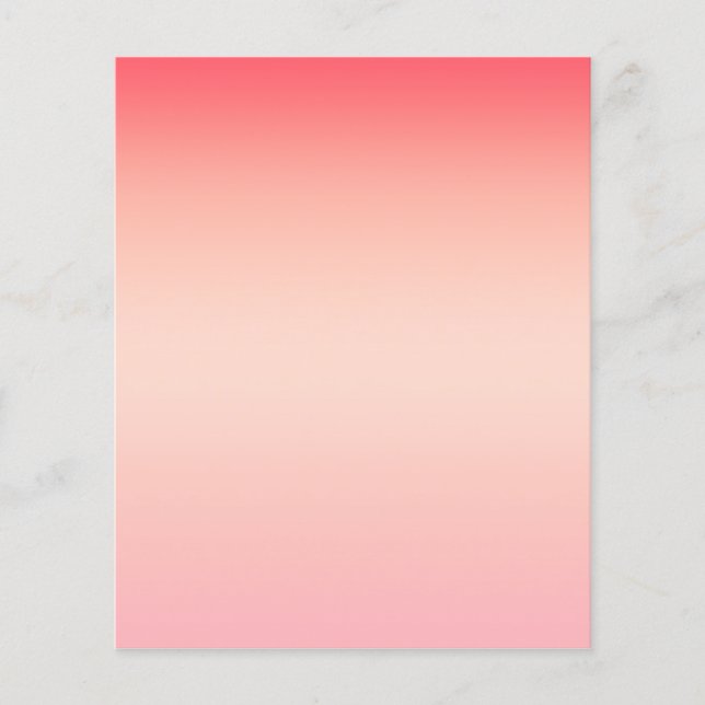 Fundo de gradação de cor rosa vermelha e amarela (Frente)