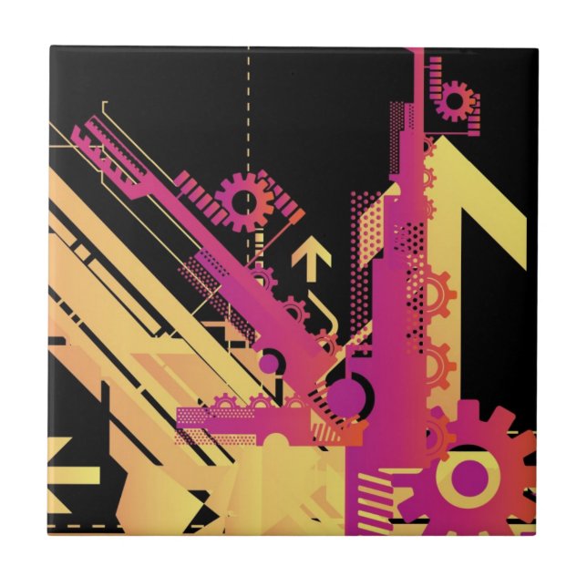 Fundo de intervalo mínimo técnico 7 (Frente)