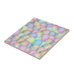 Fundo de Ovos de Páscoa Coloridos
