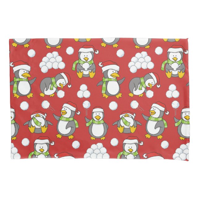 fundo de pinguins de Natal (Frente)