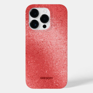 Fundo de shimmering iridescente vermelho