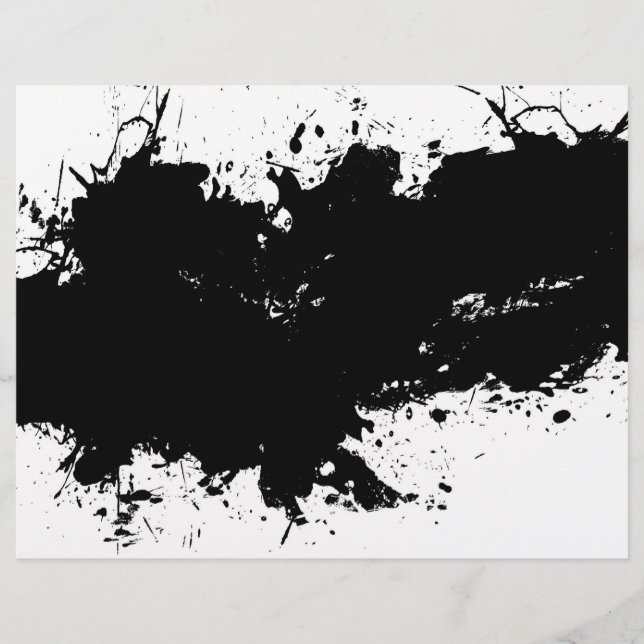 Fundo de Tinta Espalhada Grungente (Frente)