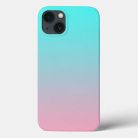 Fundo degradê simples de azul-verde para rosa