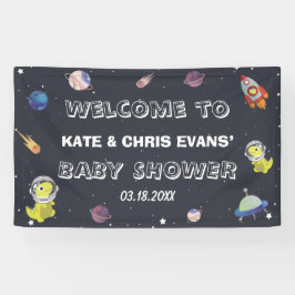 Fundo do Chá de fraldas Galáxico Planeta do Dinoss