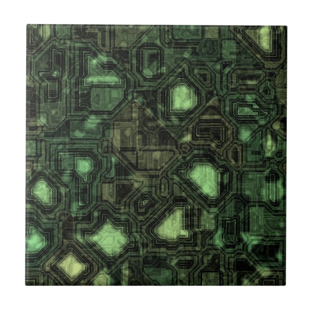 Fundo do circuito de computador (Frente)