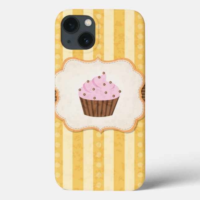 Fundo do Cupcake Vintage (Verso)