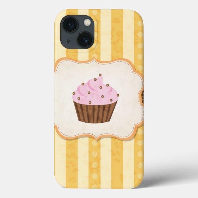 Fundo do Cupcake Vintage (Verso)