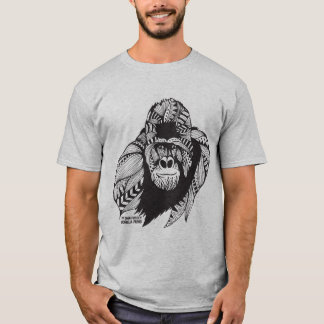Fundo do gorila de Dian Fossey da camisa dos