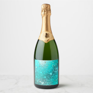 Fundo do Mint Turquoise Foil