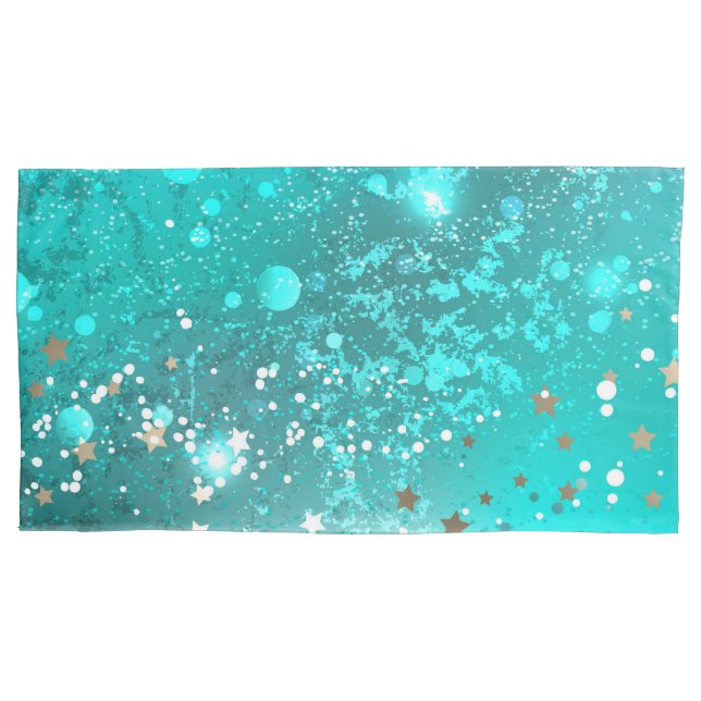 Fundo do Mint Turquoise Foil (Frente-Esquerda)