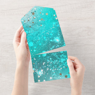 Fundo do Mint Turquoise Foil