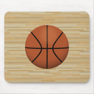 Fundo do Tribunal de Basquete e Madeira: Mousepad