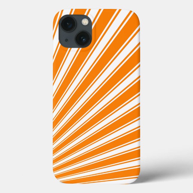 Fundo dos Raios Sol Funk Laranja Retroativo (Verso)