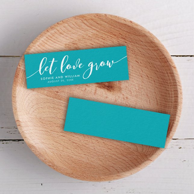 Fundo Editável Let Love Grow Script Casamento (Criador carregado)