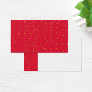 Fundo engraçado de morango vermelho