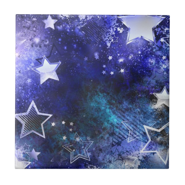 Fundo Espacial com Estrelas (Frente)