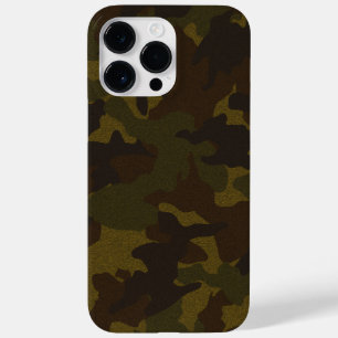 Fundo Faux Cloth Brown & Green Camo