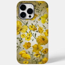 Fundo Floral Amarelo bonito