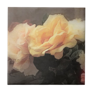 fundo floral do vintage da arte em cores pastel