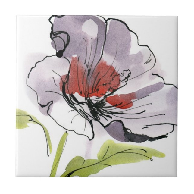 Fundo floral pintado abstrato 3 (Frente)