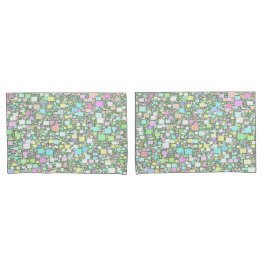 Fundo Geométrico Colorido de Pastel