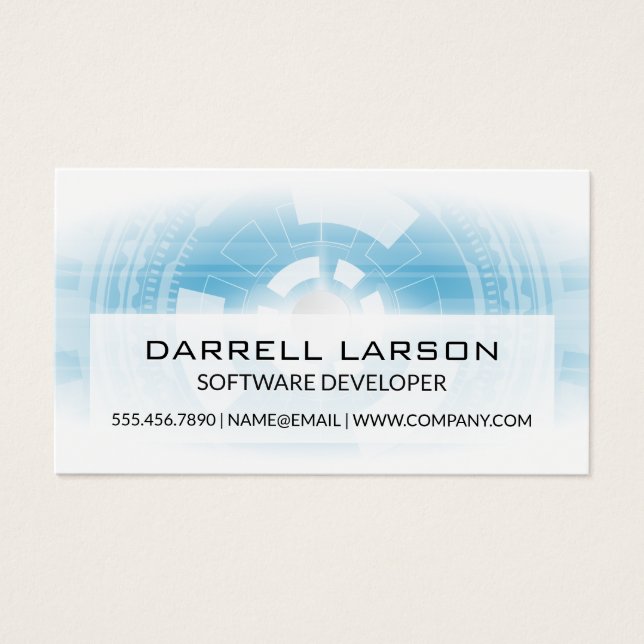 Fundo Geométrico da Tecnologia (Frente)