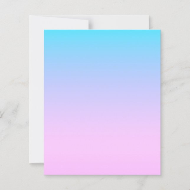 Fundo gradiente azul e rosa (Frente)