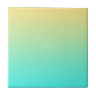 Fundo Gradiente Pastel Turquesa Amarelo
