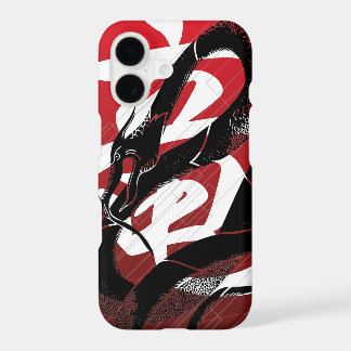 Fundo japonês preto do vermelho do dragão