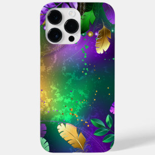Fundo márdi iridescente com miçangas