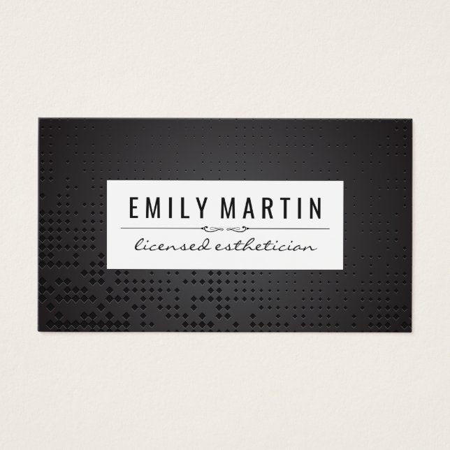 Fundo Metálico Preto | Quadro branco (Frente)