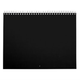 Fundo Preto e Wh Multicolorido em um Calendário