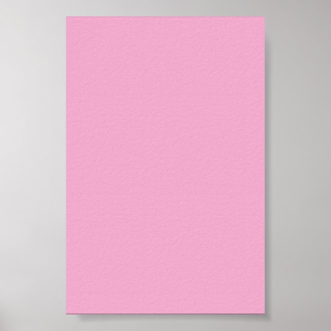 Fundo rosa Pastel em um Poster (Frente)