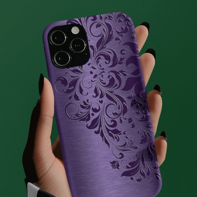 Fundo Roxo Com Lace Floral Roxo Profundo (Criador carregado)