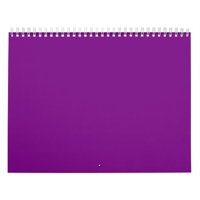 Fundo Roxo em um Calendário (Capa)