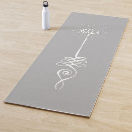 Fundo Simples Unalome - Tapete de Yoga de Nevoeiro