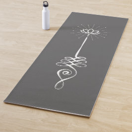 Fundo Unalome Plano - Tapete de Yoga Slate + Snow