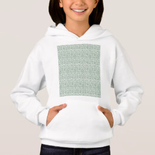 fundo verde e branco com folhas pequenas