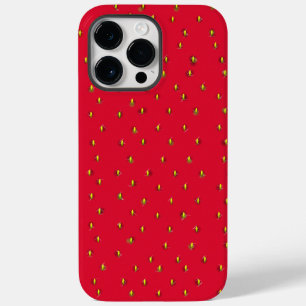 Fundo vermelho de morango engraçado