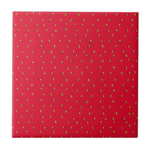 Fundo vermelho de morango engraçado