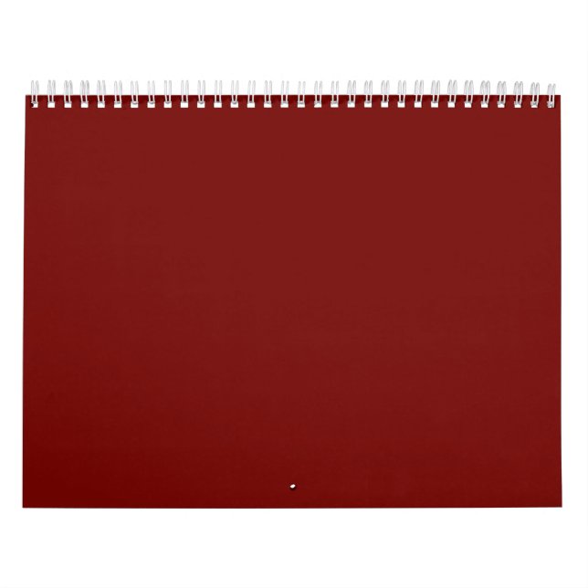 Fundo vermelho em um calendário (Capa)