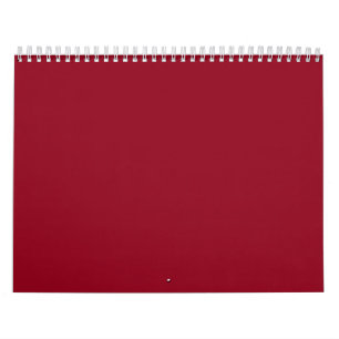 Fundo Vermelho em um Calendário