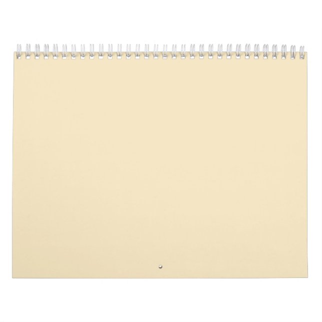 Fundos Bege Creme em um Calendário (Capa)