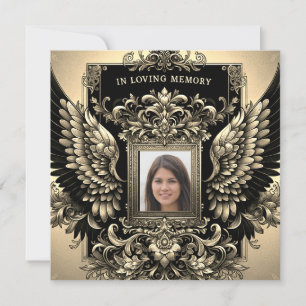 Funeral / Celebração do Convite de Aviso de Vida